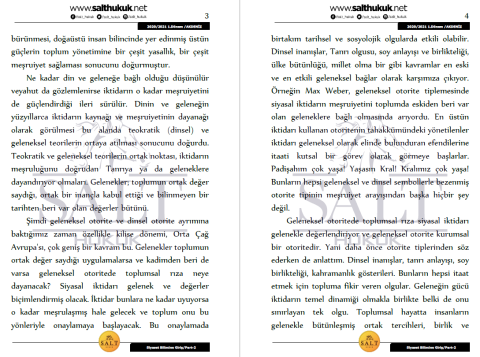 Siyaset Bilimine Giriş 1. Dönem Part-2 (2020-2021)-AKHF-Konu Anlatım Kitapçığı