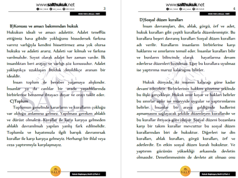 Hukuk Başlangıcı Amfi 2 1. Dönem Part-1 (2020-2021)-DEÜ-Konu Anlatım Kitapçığı