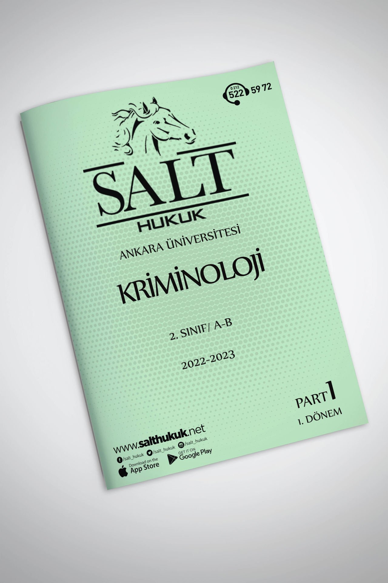KRİMİNOLOJİ Amfi A-B 1. Dönem Part-1 (2022-2023)-AÜHF-Konu Anlatım Kitapçığı