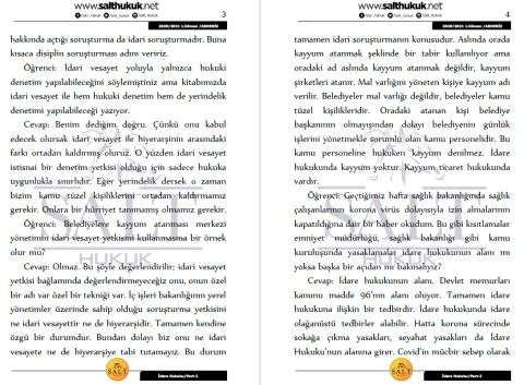 İdare Hukuku 1. Dönem Part-2 (2020-2021)-AKHF-Konu Anlatım Kitapçığı