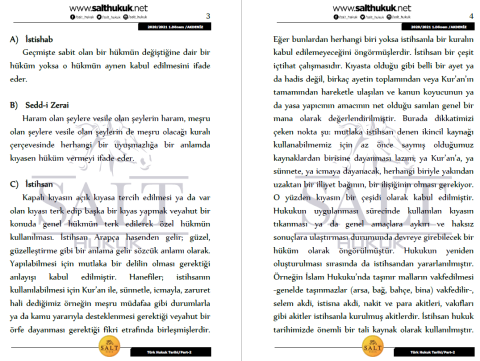 Türk Hukuk Tarihi 1. Dönem Part-2 (2020-2021)-AKHF-Konu Anlatım Kitapçığı