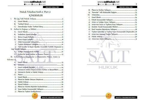 Hukuk Felsefesi Amfi 2 2. Dönem Part-2 (2020-2021)-DEÜ-Konu Anlatım Kitapçığı