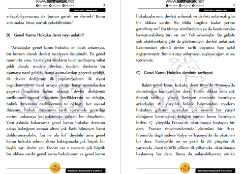 Genel Kamu Hukuku Amfi 1-2-3 1. Dönem Part-1 (2020-2021)-DEÜ-Konu Anlatım Kitapçığı
