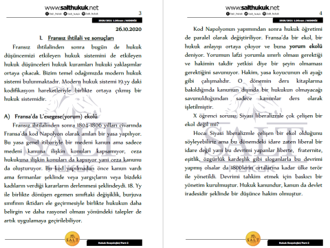 Hukuk Felsefesi ve Sosyolojisi 1. Dönem Part-2 (2020-2021)-AKHF-Konu Anlatım Kitapçığı