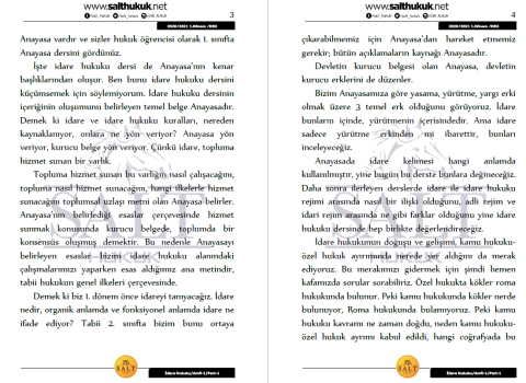 İdare Hukuku Amfi 1 1. Dönem Part-1 (2020-2021)-DEÜ-Konu Anlatım Kitapçığı