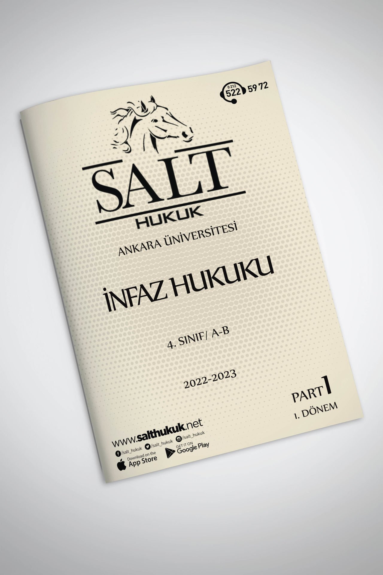 İNFAZ HUKUKU Amfi A-B 1. Dönem Part-1 (2022-2023)-AÜHF-Konu Anlatım Kitapçığı