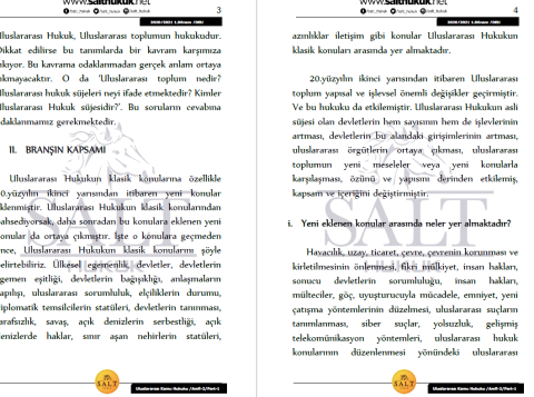 Uluslararası Kamu Hukuku Amfi 2 1. Dönem Part-1 (2020-2021)-DEÜ-Konu Anlatım Kitapçığı
