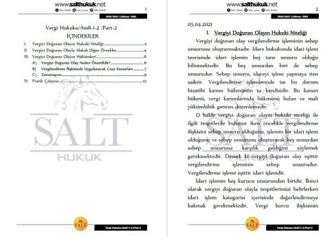 Vergi Hukuku Amfi 1-2 2. Dönem Part-2 (2020-2021)-DEÜ-Konu Anlatım Kitapçığı