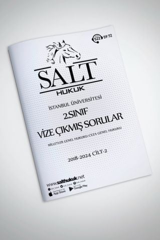 2.SINIF VİZE ÇIKMIŞ SORULAR CİLT-2 (MİLLETLER GENEL HUKUKU-CEZA GENEL HUKUKU)