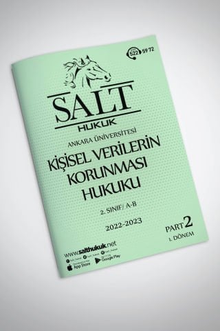 KİŞİSEL VERİLERİN KORUNMASI HUKUKU Amfi A-B 1. Dönem Part-2 (2022-2023)-AÜHF-Konu Anlatım Kitapçığı
