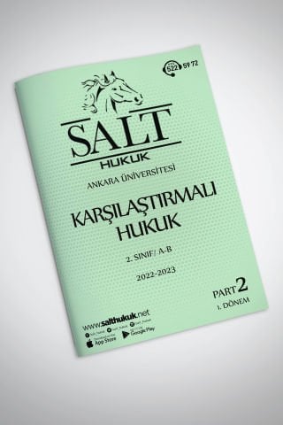 KARŞILAŞTIRMALI HUKUK Amfi A-B 1. Dönem Part-2 (2022-2023)-AÜHF-Konu Anlatım Kitapçığı