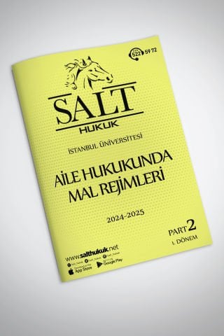 AİLE HUKUKUNDA MAL REJİMLERİ GÜNCEL PART-2