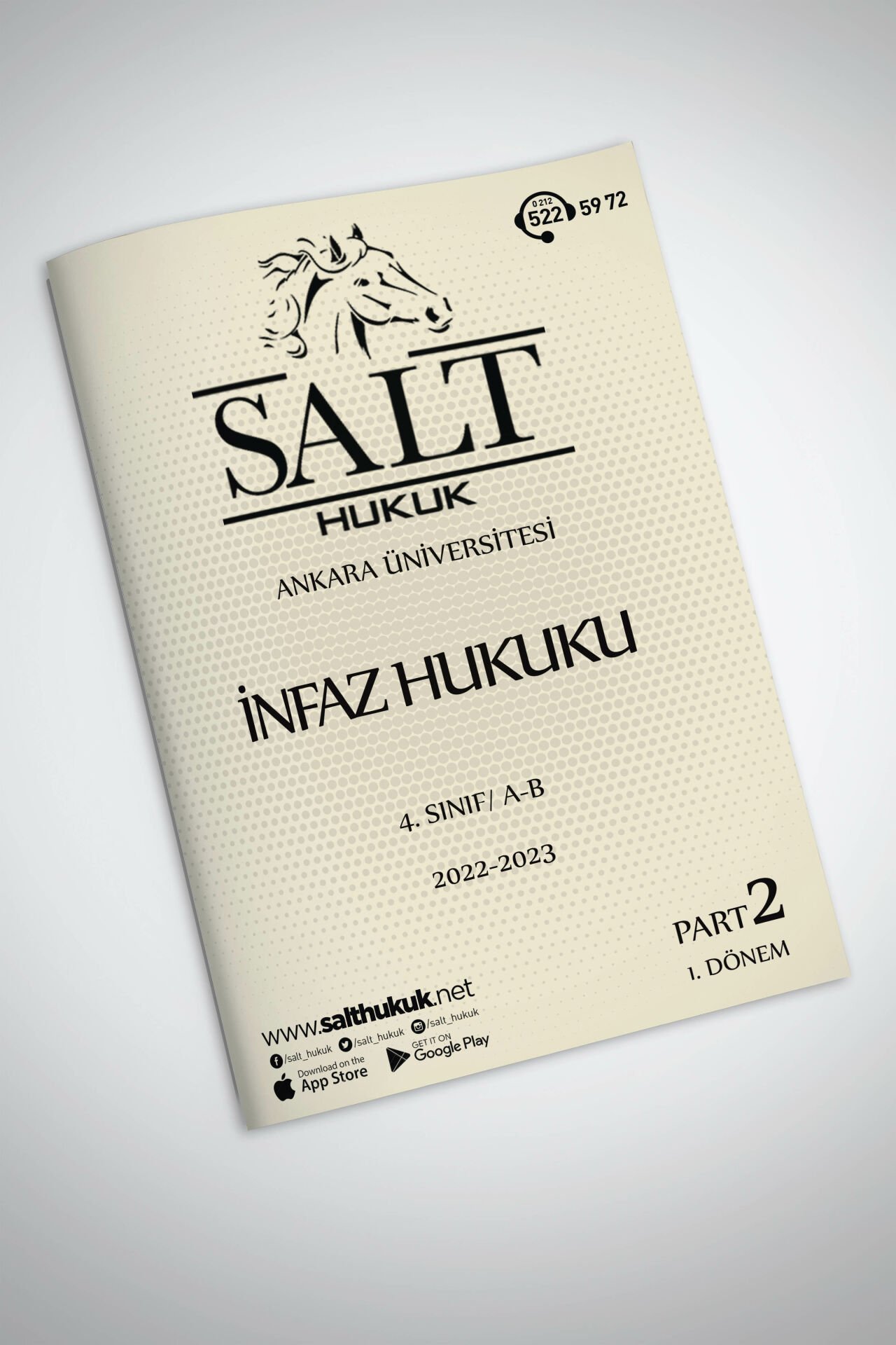 İNFAZ HUKUKU Amfi A-B 1. Dönem Part-2 (2022-2023)-AÜHF-Konu Anlatım Kitapçığı