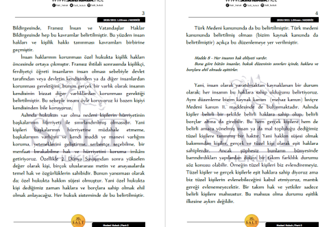 Medeni Hukuk 1. Dönem Part-3 (2020-2021)-AKHF-Konu Anlatım Kitapçığı