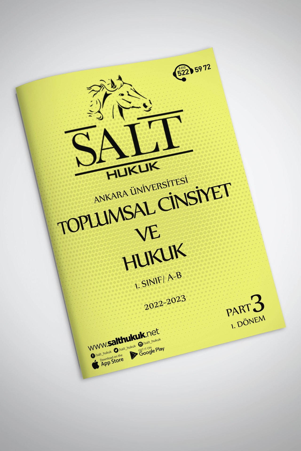 TOPLUMSAL CİNSİYET VE HUKUK  1. Dönem Part-3 (2022-2023)-AÜHF-Konu Anlatım Kitapçığı