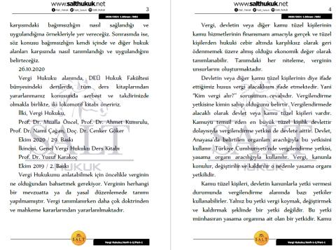 Vergi Hukuku Amfi 1-2 1. Dönem Part-1 (2020-2021)-DEÜ-Konu Anlatım Kitapçığı