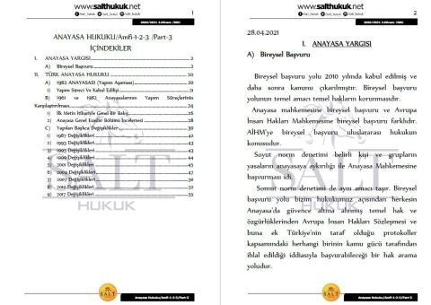 Anayasa Hukuku Amfi 1-2-3 2. Dönem Part-3 (2020-2021)-DEÜ-Konu Anlatım Kitapçığı