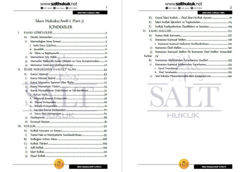 İdare Hukuku Amfi 1 2. Dönem Part-3 (2020-2021)-DEÜ-Konu Anlatım Kitapçığı