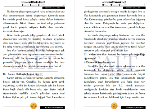 İcra ve İflas Hukuku Amfi 2 1. Dönem Part-1 (2020-2021)-DEÜ-Konu Anlatım Kitapçığı