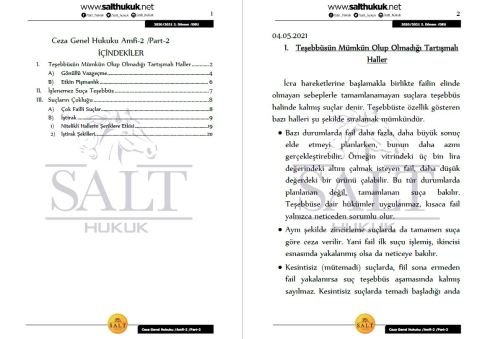 Ceza Genel Hukuku Amfi 2 2. Dönem Part-3 (2020-2021)-DEÜ-Konu Anlatım Kitapçığı