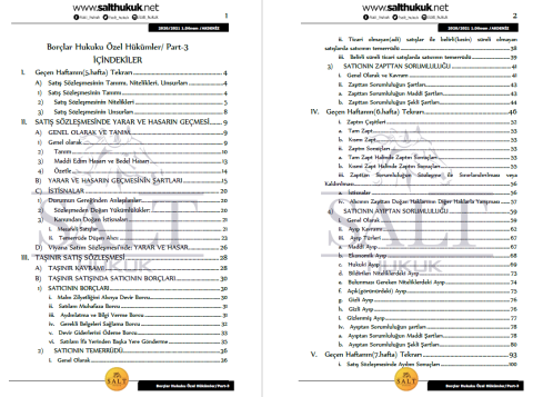 Borçlar Özel Hukuku 1. Dönem Part-3 (2020-2021)-AKHF-Konu Anlatım Kitapçığı