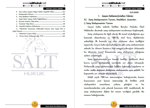 Borçlar Özel Hukuku 1. Dönem Part-3 (2020-2021)-AKHF-Konu Anlatım Kitapçığı