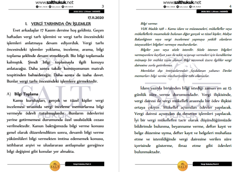 Vergi Huk. 1. Dönem Part-3 (2020-2021)-AKHF-Konu Anlatım Kitapçığı