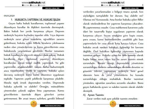 Medeni Hukuk Amfi 2 1. Dönem Part-2 (2020-2021)-DEÜ-Konu Anlatım Kitapçığı