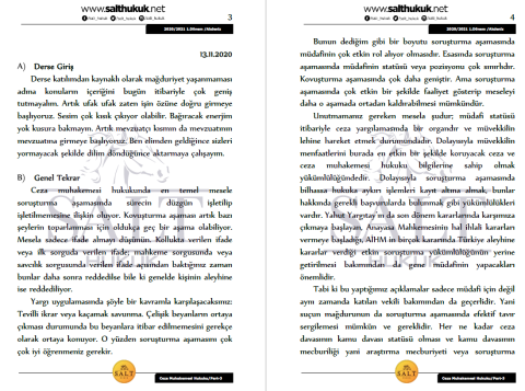 Ceza Muhakemesi Hukuku 1. Dönem Part-3 (2020-2021)-AKHF-Konu Anlatım Kitapçığı
