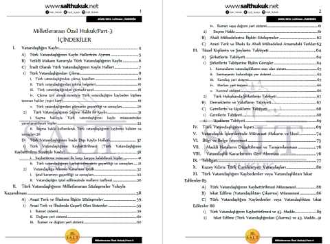 Milletler Özel Hukuku 1. Dönem Part-3 (2020-2021)-AKHF-Konu Anlatım Kitapçığı