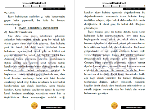 İdare Hukuku Amfi 1 1. Dönem Part-2 (2020-2021)-DEÜ-Konu Anlatım Kitapçığı