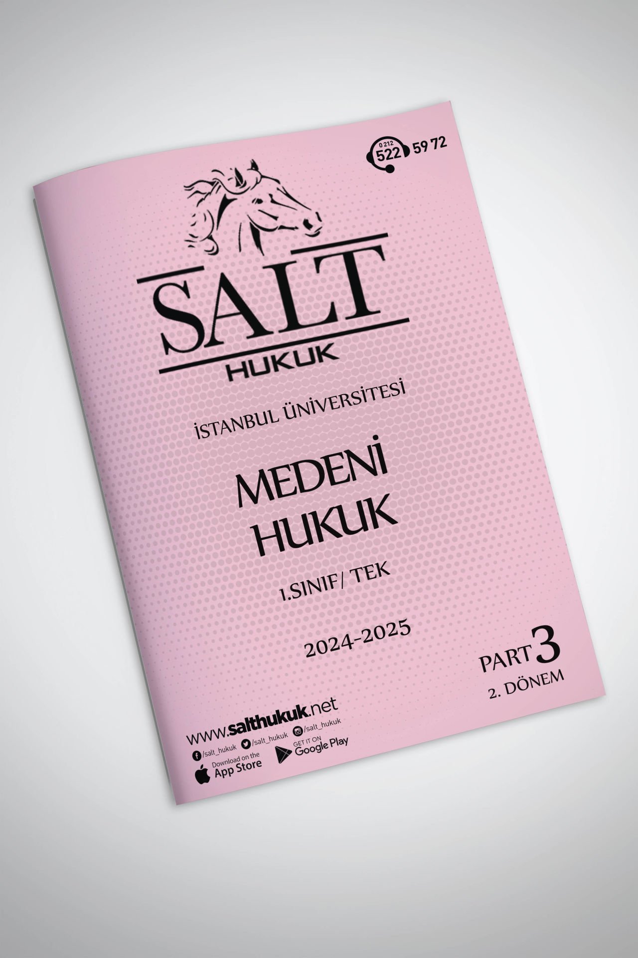 Medeni Hukuk Tek 2. Dönem Part-3 (2024-2025)-İÜHF-Konu Anlatım Kitapçığı