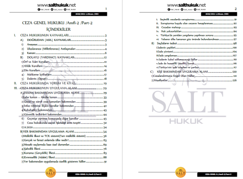 Ceza Genel Hukuku Amfi 2 1. Dönem Part-2 (2020-2021)-DEÜ-Konu Anlatım Kitapçığı