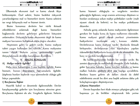 Maliye Hukuku Amfi 1-2 1. Dönem Part-2 (2020-2021)-DEÜ-Konu Anlatım Kitapçığı
