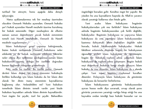 Türk Hukuk Tarihi Amfi 1-2 1. Dönem Part-2 (2020-2021)-DEÜ-Konu Anlatım Kitapçığı