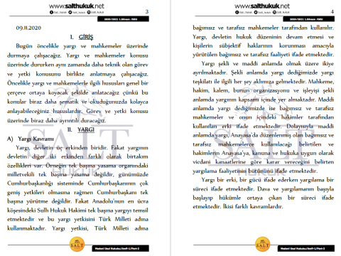 Medeni Usul Hukuku Amfi 1 1. Dönem Part-2 (2020-2021)-DEÜ-Konu Anlatım Kitapçığı