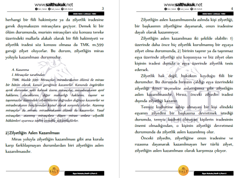 Eşya Hukuku Amfi 1 1. Dönem Part-2 (2020-2021)-DEÜ-Konu Anlatım Kitapçığı