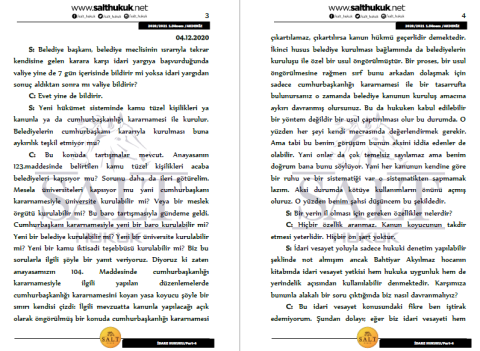 İdare Hukuku 1. Dönem Part-4 (2020-2021)-AKHF-Konu Anlatım Kitapçığı