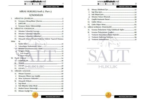 Miras Hukuku Amfi 2 2. Dönem Part-3 (2020-2021)-DEÜ-Konu Anlatım Kitapçığı