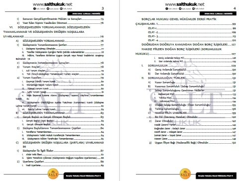 Borçlar Genel Hukuku 1. Dönem Part-4 (2020-2021)-AKHF-Konu Anlatım Kitapçığı