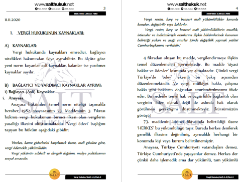 Vergi Hukuku Amfi 1-2 1. Dönem Part-2 (2020-2021)-DEÜ-Konu Anlatım Kitapçığı