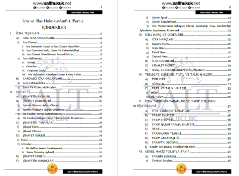 İcra ve İflas Hukuku Amfi 1 1. Dönem Part-2 (2020-2021)-DEÜ-Konu Anlatım Kitapçığı