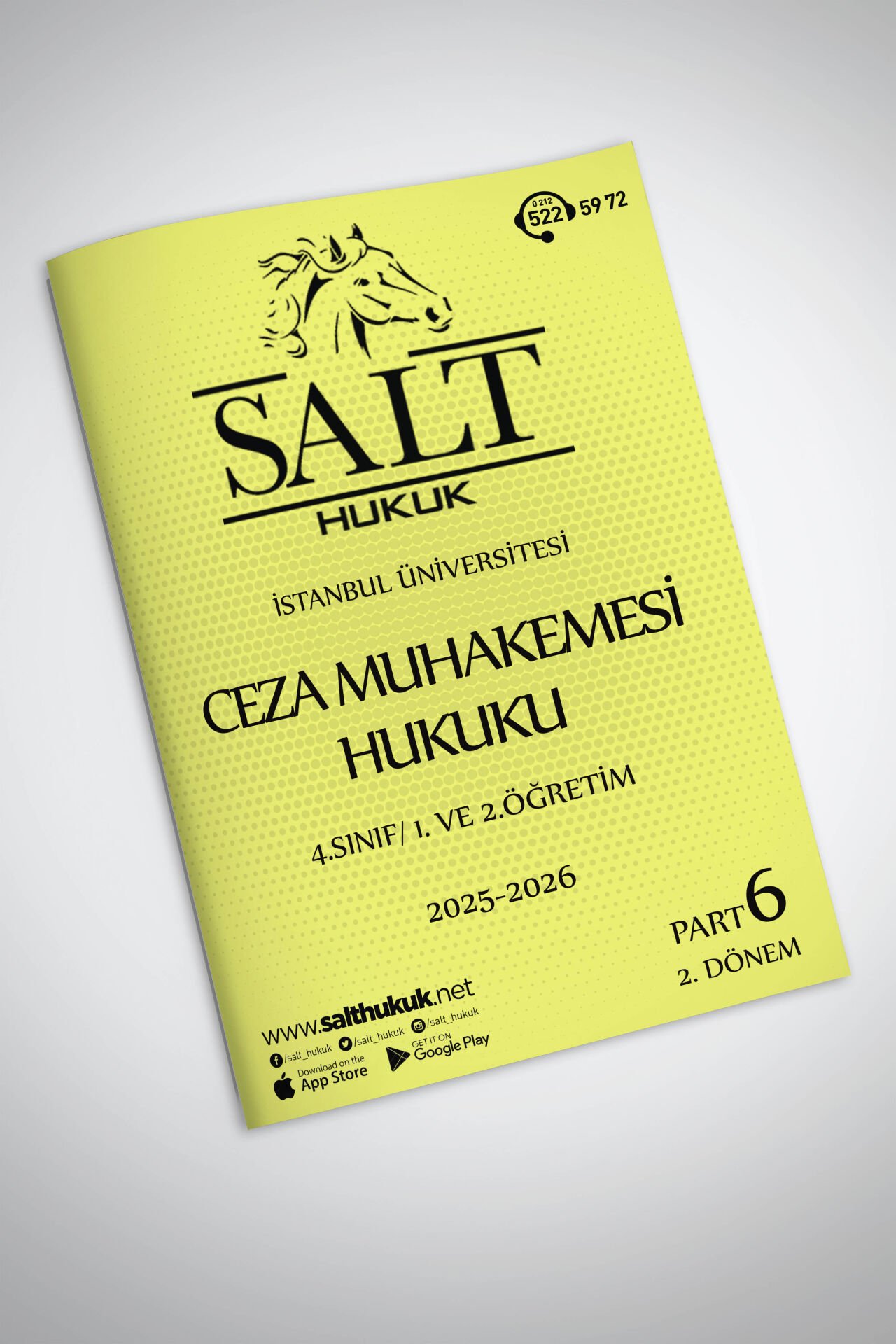 Ceza Muhakemesi Hukuku 1.ve2.Öğretim  2. Dönem Part-6 (2025-2026)-İÜHF-Konu Anlatım Kitapçığı