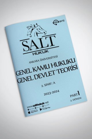 Genel Kamu Genel Devlet T. Amfi A 2. Dönem Part-1 (2023-2024)-AÜHF-Konu Anlatım Kitapçığı