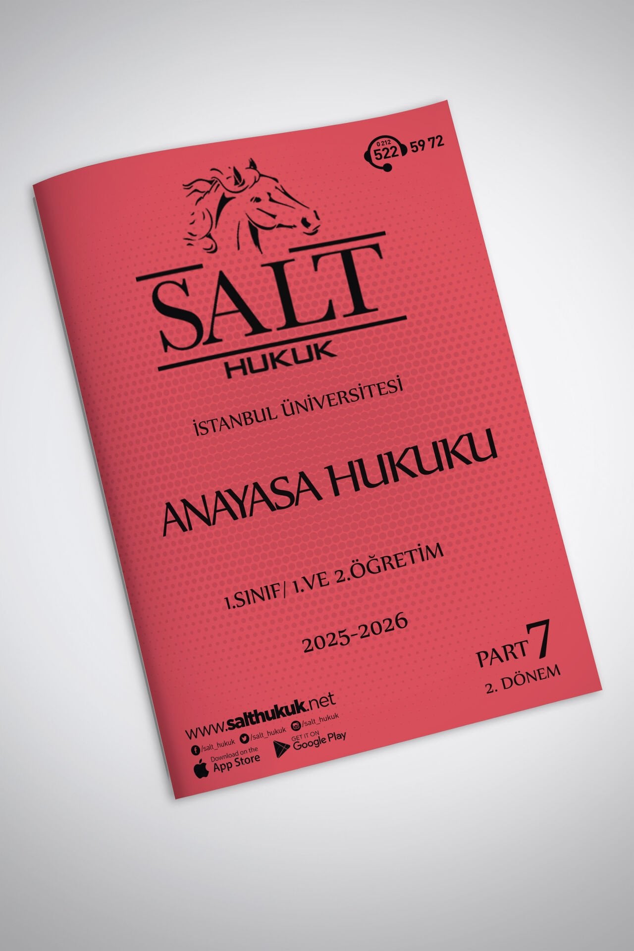 Anayasa Hukuku 1. Ve 2.Öğretim  2. Dönem Part-7 (2025-2026)-İÜHF-Konu Anlatım Kitapçığı