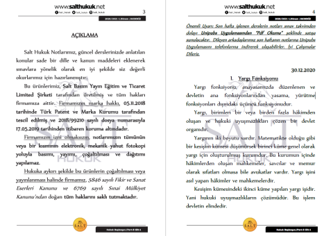 Hukuk Başlangıcı 1. Dönem Part-5 (2020-2021)-AKHF-Konu Anlatım Kitapçığı