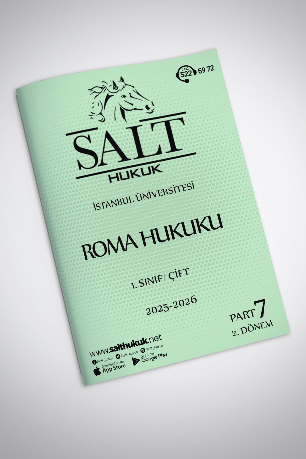 Roma Hukuku Çift 2. Dönem Part-7 (2025-2026)-İÜHF-Konu Anlatım Kitapçığı