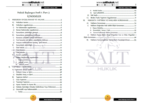 Hukuk Başlangıcı Amfi 1 1. Dönem Part-3 (2020-2021)-DEÜ (2020-2021)-DEÜ-Konu Anlatım Kitapçığı
