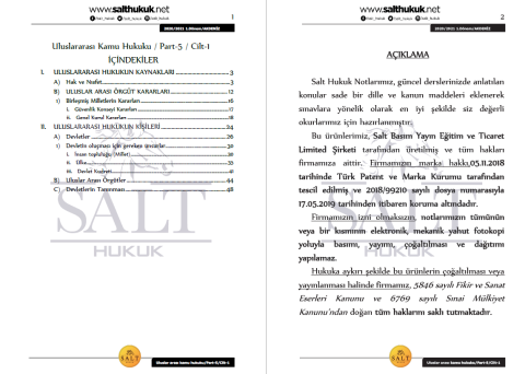 Uluslararası Kamu Hukuku 1. Dönem Part-5 (2020-2021)-AKHF-Konu Anlatım Kitapçığı