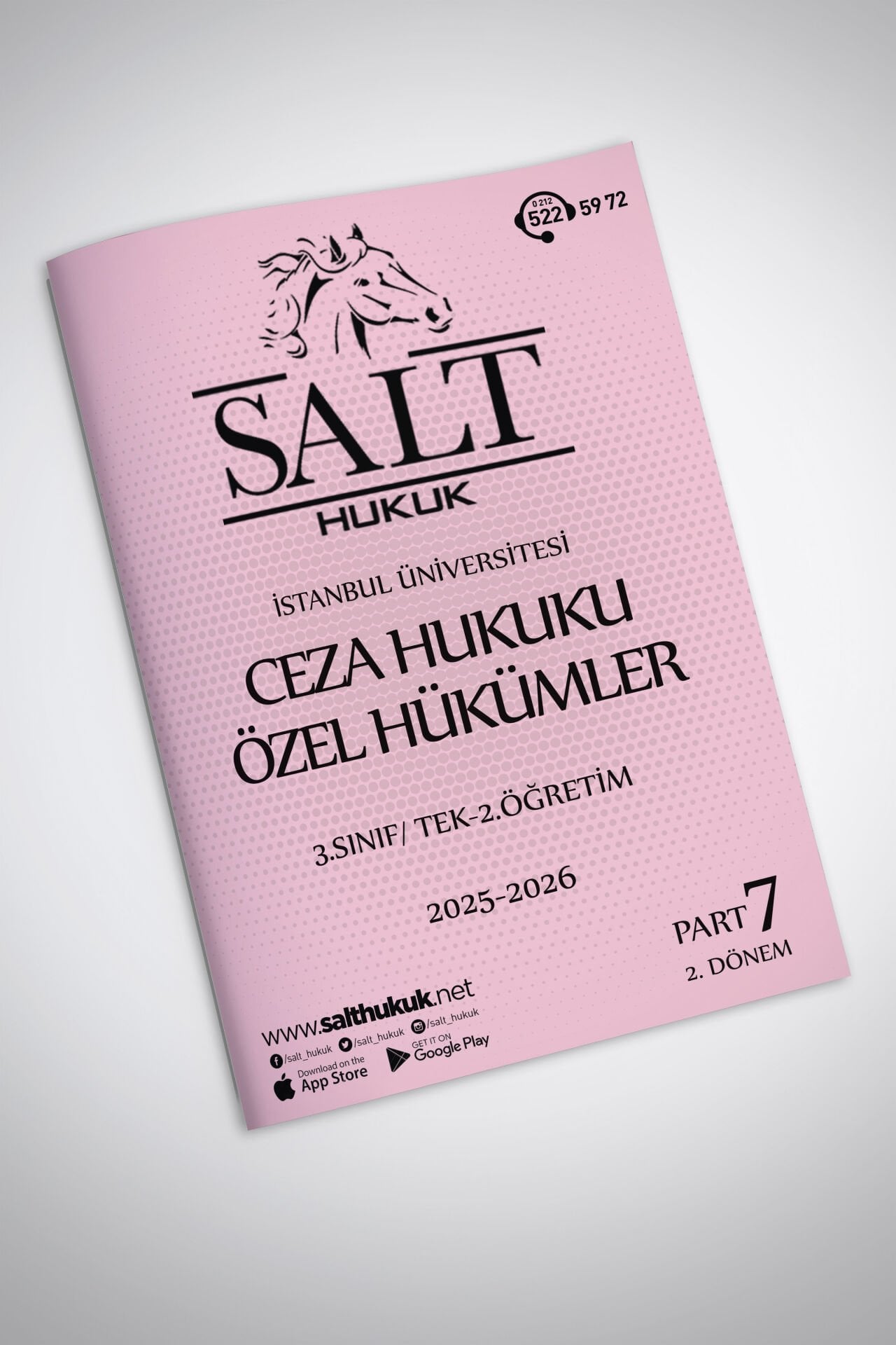 Ceza Özel Hukuku Tek-2.Öğretim 2. Dönem Part-7 (2025-2026)-İÜHF-Konu Anlatım Kitapçığı
